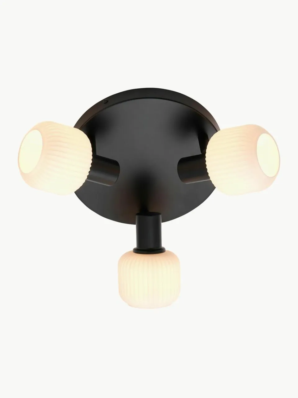 Plafondspot Milford Mini van mondgeblazen opaalglas^Westwing Sale