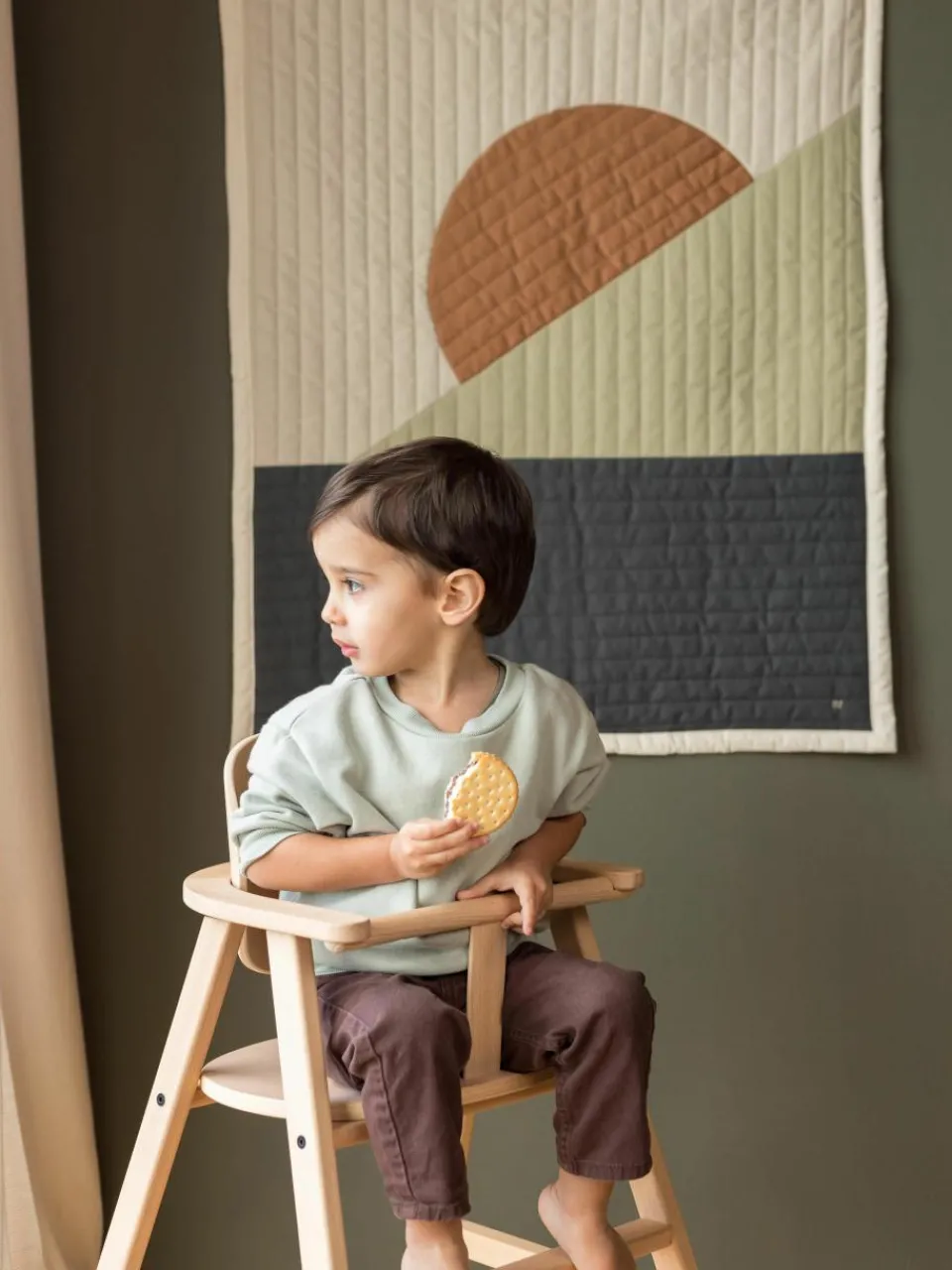 Plaid Arty Quilt van katoen^Nobodinoz Clearance