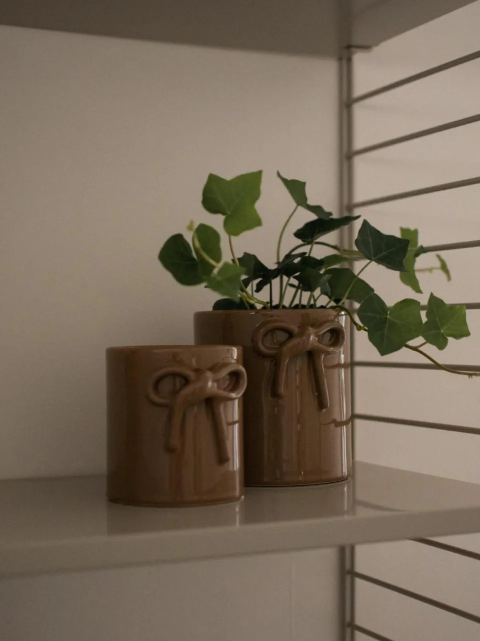 Plantenpot Bow van keramiek, H 14 cm^DBKD Discount