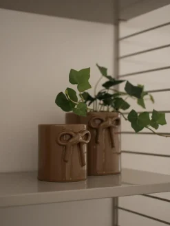 Plantenpot Bow van keramiek, H 11 cm^DBKD Best
