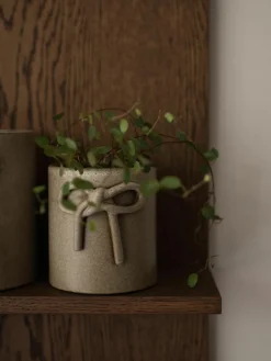Plantenpot Bow van keramiek, H 11 cm^DBKD Outlet