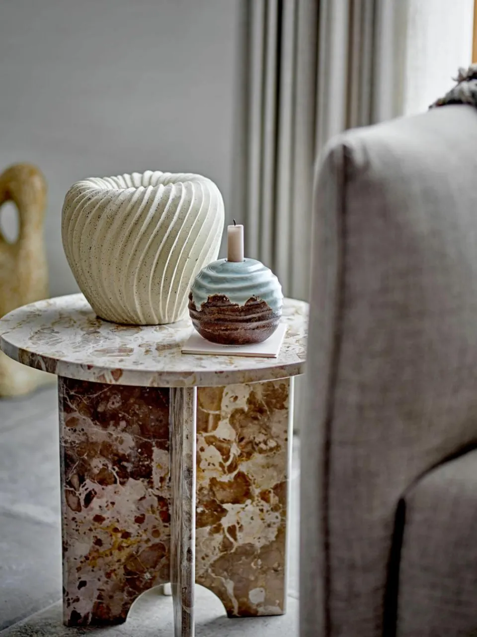 Plantenpot Maham van keramiek^Bloomingville Hot