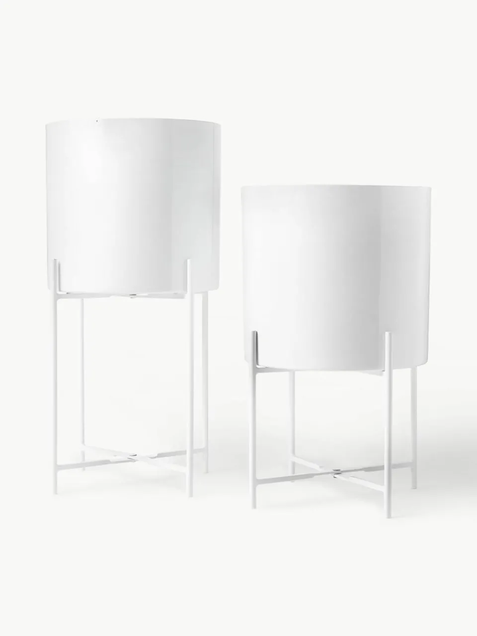 Plantenpotten Mina van metaal, set van 2^Westwing Collection Discount