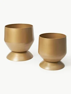 Plantenpotten Renya, set van 2^Westwing Collection Fashion