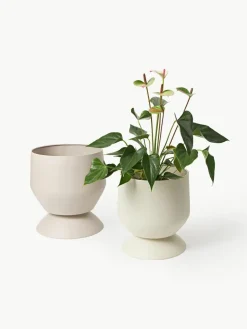 Plantenpotten Renya, set van 2^Westwing Collection Hot