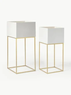 Plantenpottenset Palesa van metaal, set van 2^Westwing Collection Clearance