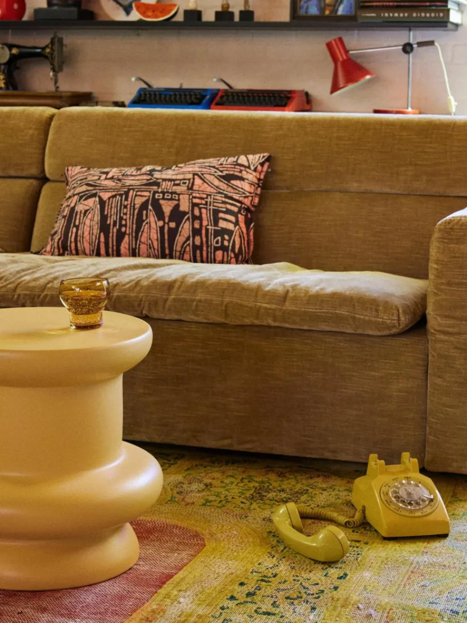 Poef Cosmos van keramiek^HKLIVING Sale