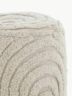 Poef Erika met getuft oppervlak^Ellos Home Outlet