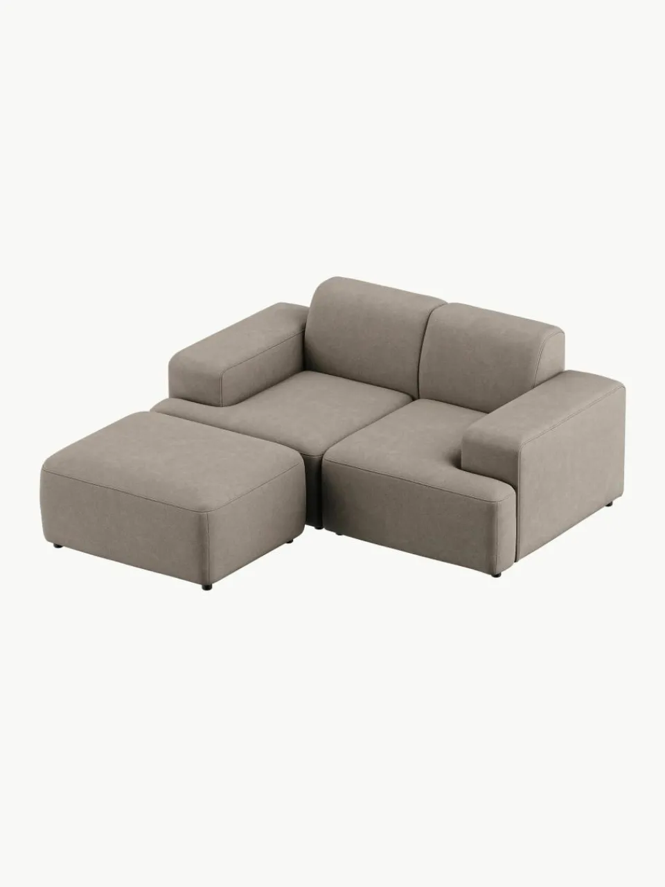 Poef Melva, B 99 x D 72 cm^Westwing Collection Hot