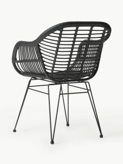 Polyrotan armstoelen Costa, 2 stuks^Westwing Collection Hot