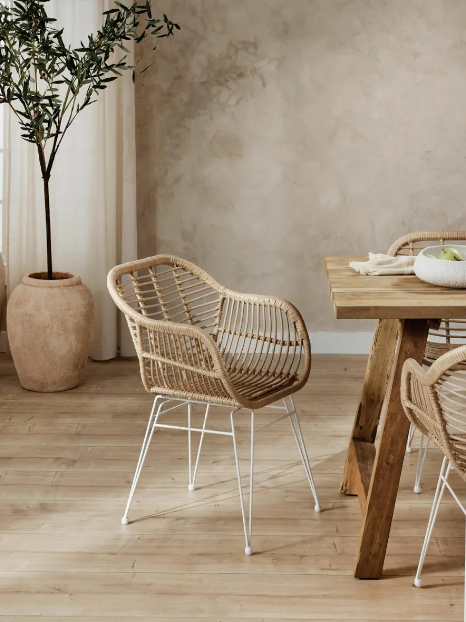 Polyrotan armstoelen Costa, 2 stuks^Westwing Collection Online