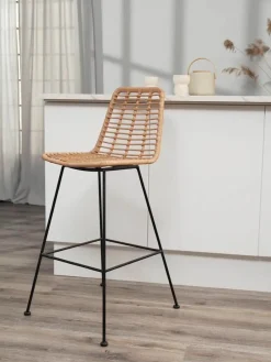 Polyrotan barstoel Sola^Westwing Collection Discount