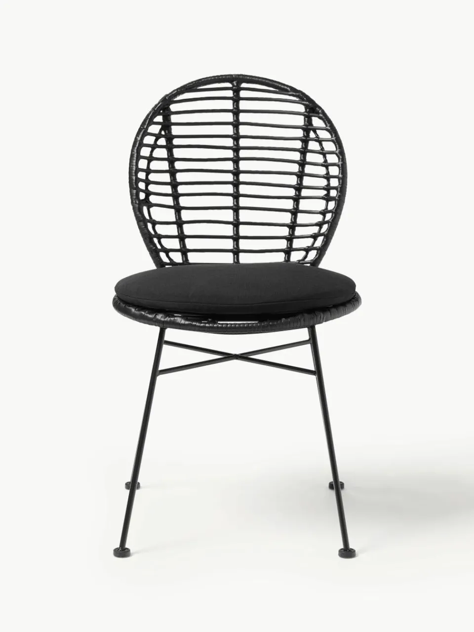 Polyrotan stoelen Cordula met stoelkussen, 2 stuks^Westwing Collection Online