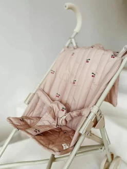 Poppenwagen Cherry Blush riem en draagtas^Konges Slojd New