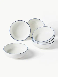 Porselein serviesset Facile, 6 personen (18-delig)^Westwing Collection Hot