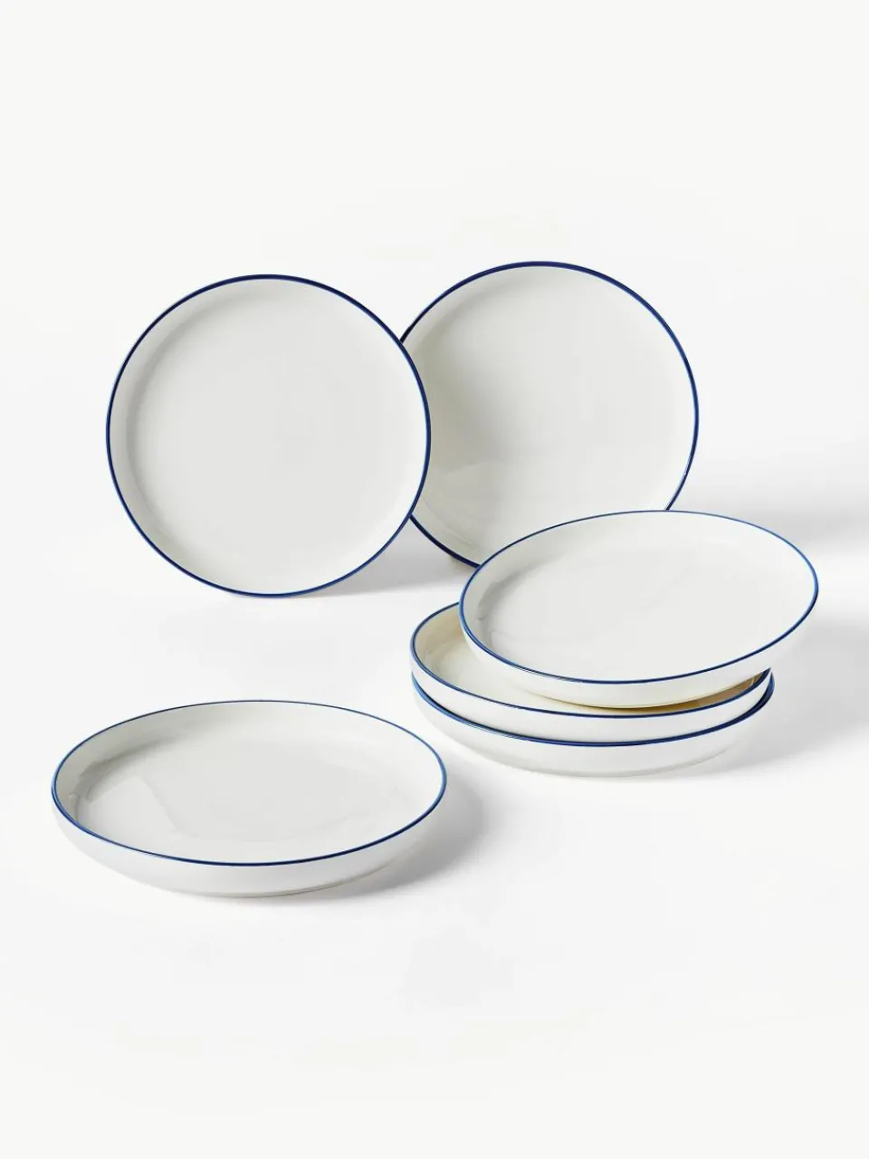 Porselein serviesset Facile, 6 personen (18-delig)^Westwing Collection Hot