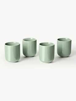 Porseleinen bekers Nessa, 4 stuks^Westwing Collection Hot