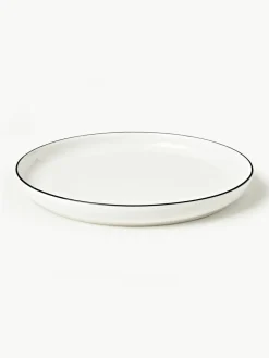 Porseleinen dinerbord Facile, 2 stuks^Westwing Collection Discount