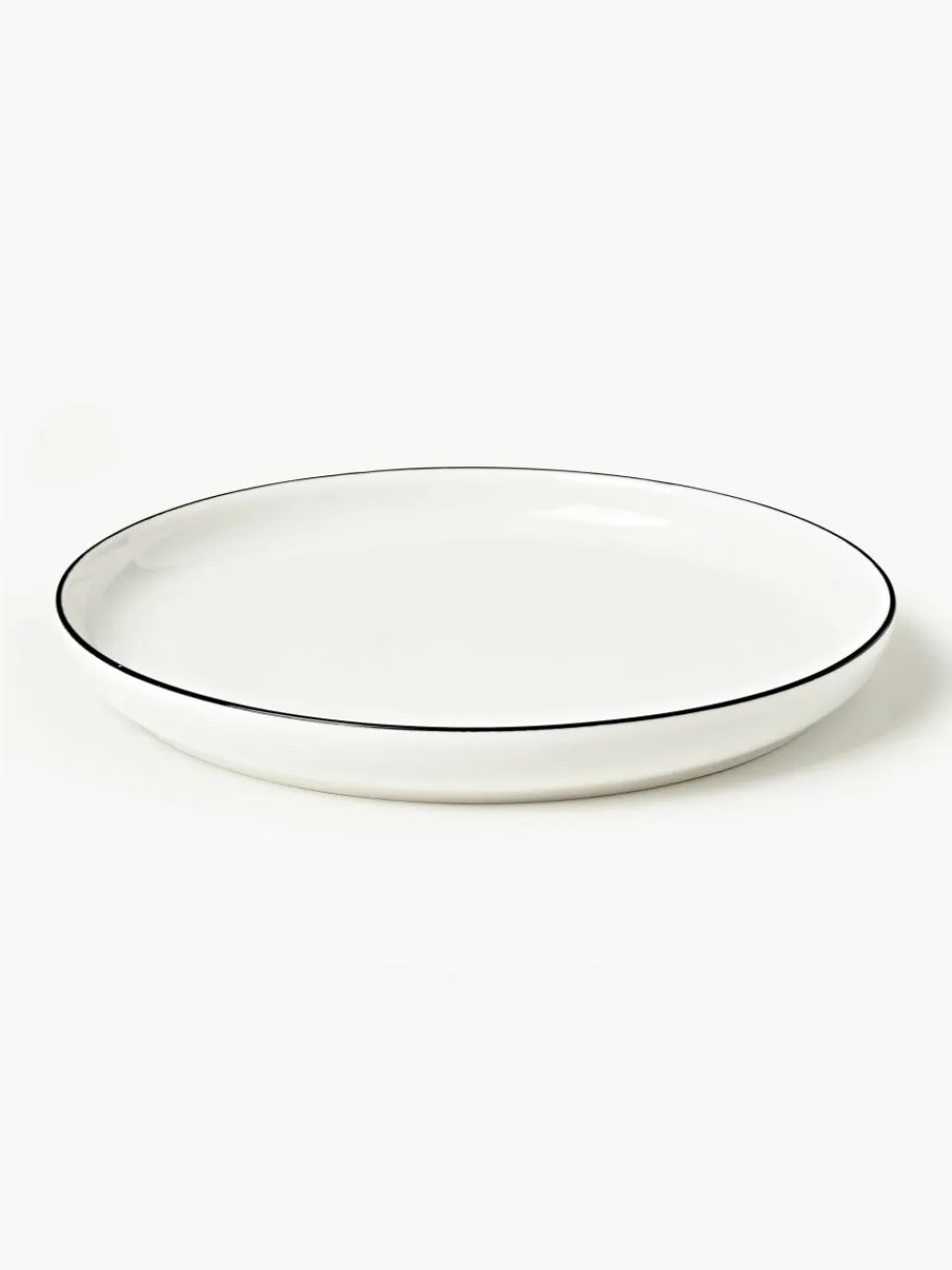 Porseleinen dinerbord Facile, 2 stuks^Westwing Collection Discount