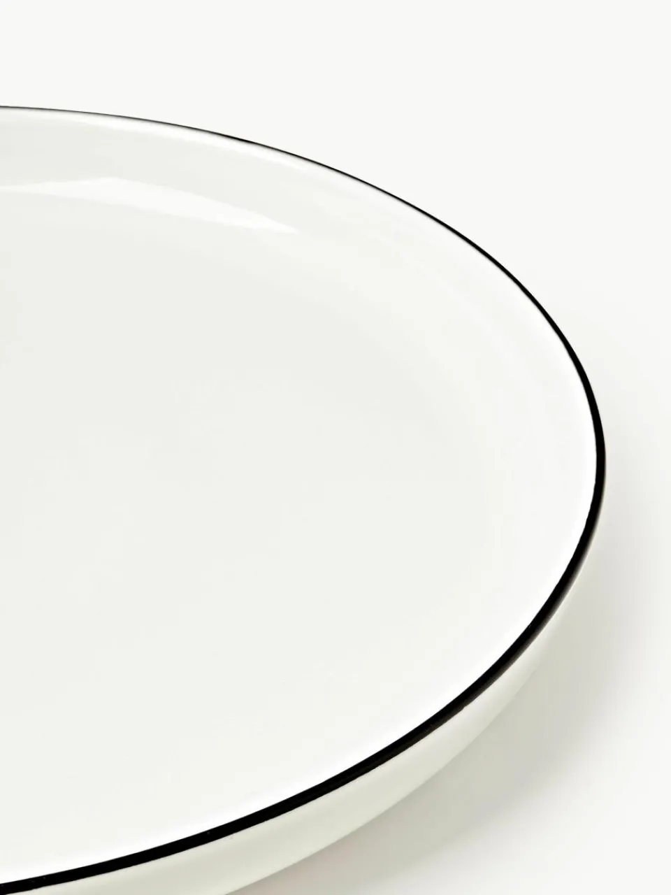 Porseleinen dinerbord Facile, 2 stuks^Westwing Collection Discount