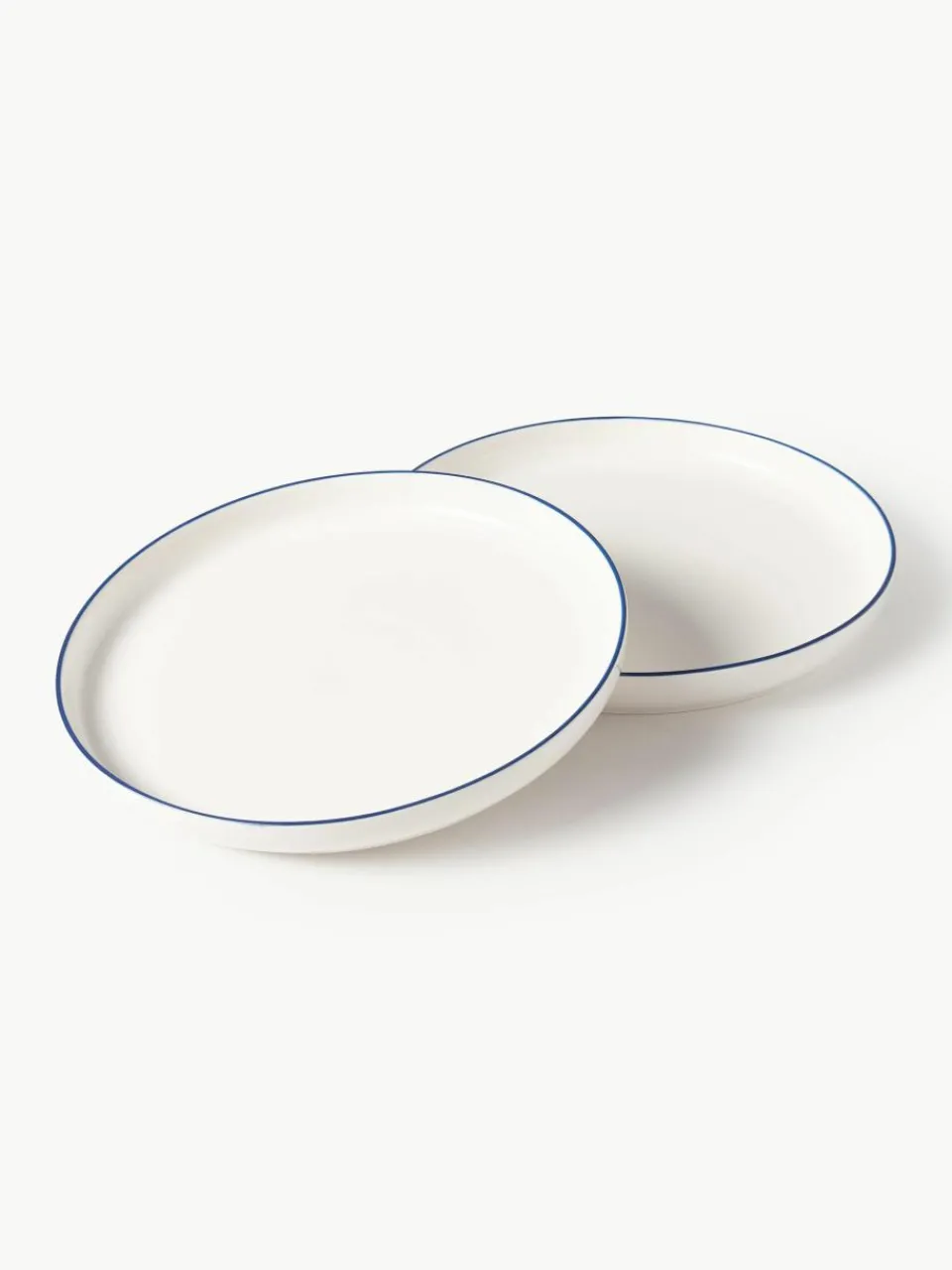 Porseleinen dinerbord Facile, 2 stuks^Westwing Collection Discount