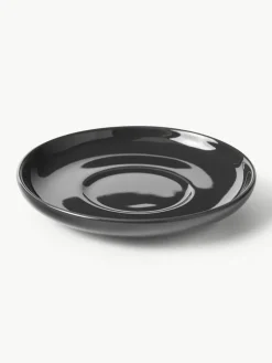 Porseleinen espressokopjes Nessa met schotels, 4 stuks^Westwing Collection Online