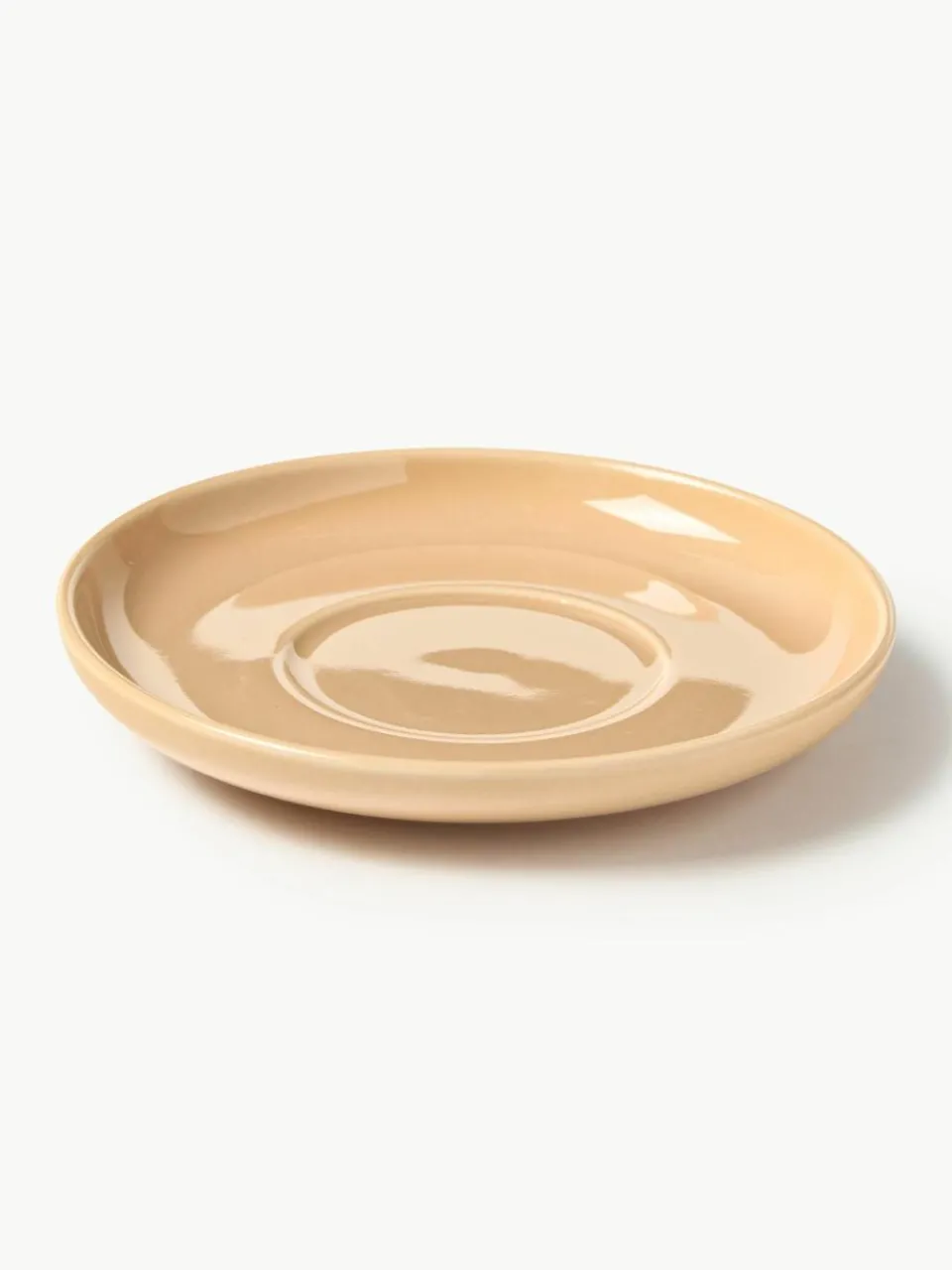 Porseleinen espressokopjes Nessa met schotels, 4 stuks^Westwing Collection Online