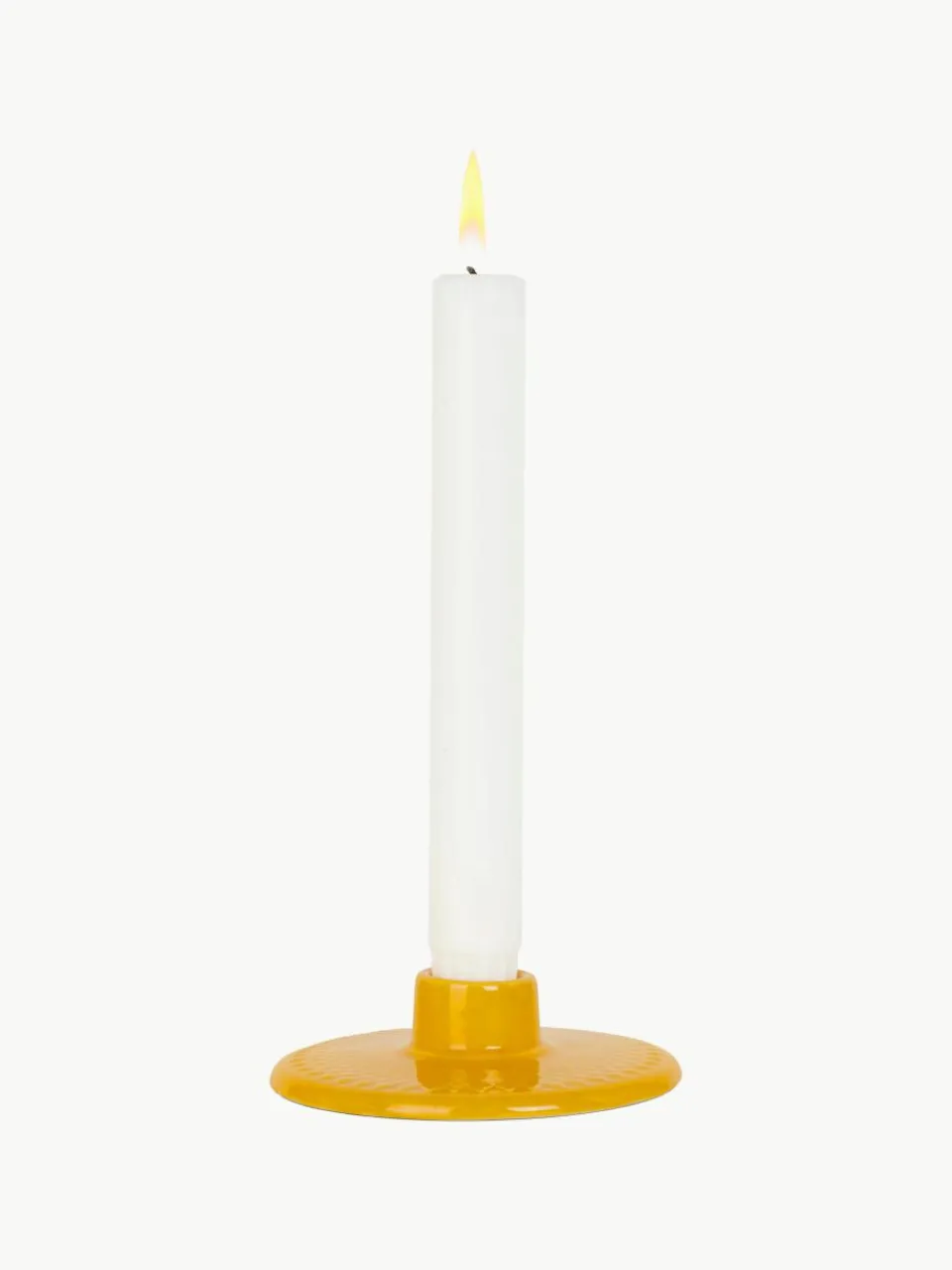 Porseleinen kandelaar Rhombe^Lyngby Porcelaen Clearance