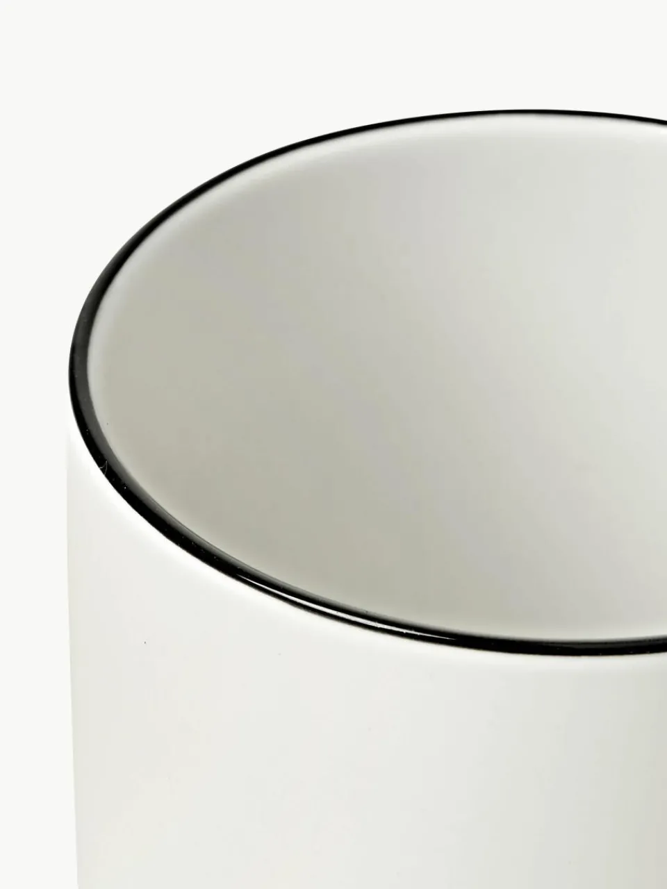 Porseleinen koffiekopjes Facile, 2 stuks^Westwing Collection Clearance
