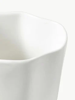 Porseleinen koffiemokken Joana in organische vorm, 4 stuks^Westwing Collection Discount