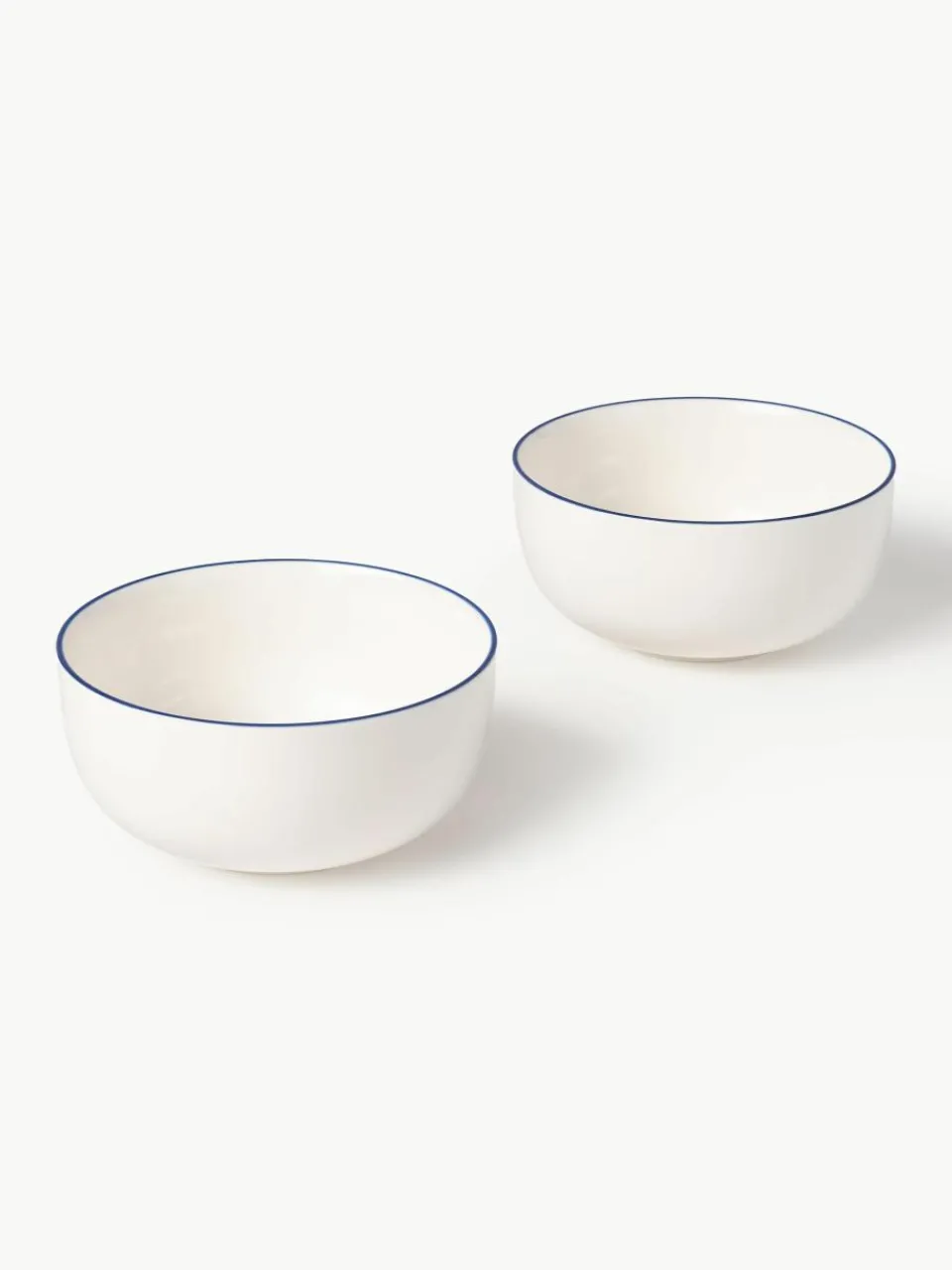 Porseleinen mueslischalen Facile, 2 stuks^Westwing Collection Clearance