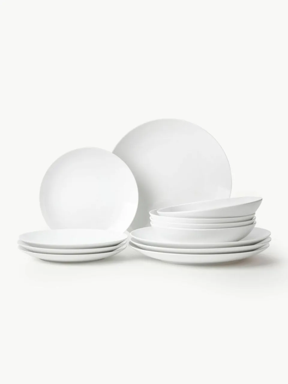 Porseleinen serviesset Delight Modern, 4 personen (12-delig)^Westwing Collection Online