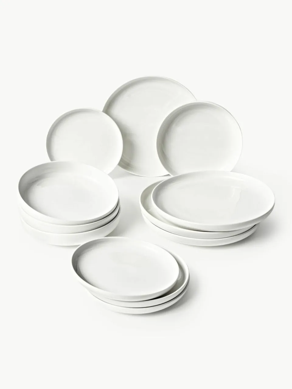 Porseleinen serviesset Nessa, 4 personen (12-delig)^Westwing Collection Hot