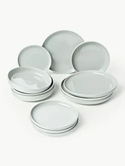Porseleinen serviesset Nessa, 4 personen (12-delig)^Westwing Collection Sale