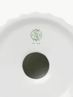 Porseleinen theelichthouder Tura met geribbeld oppervlak^Lyngby Porcelaen Clearance