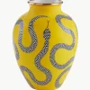 Porseleinen vaas Eden met goud, H 27 cm^Jonathan Adler Sale