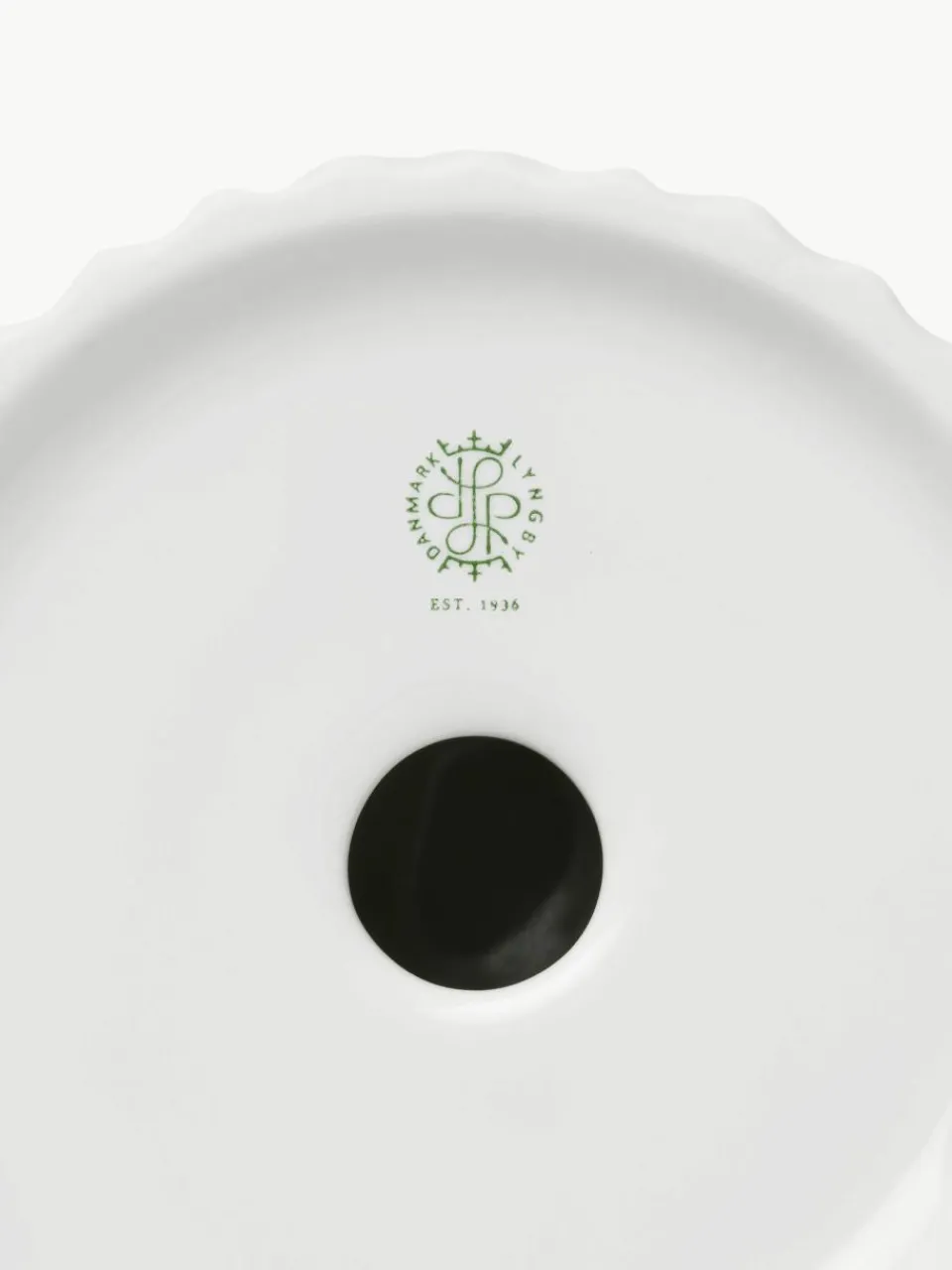 Porseleinen windlicht Tura met geribbeld oppervlak^Lyngby Porcelaen New