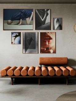 Poster Artwall no. 23 met lijst, set van 6^Paper Collective Hot