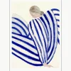 Poster blauw Stripe At Concorde by Sofia Lind x The Poster Club^Poster and Frame Online