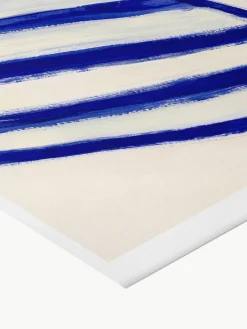 Poster blauw Stripe At Concorde by Sofia Lind x The Poster Club^Poster and Frame Online