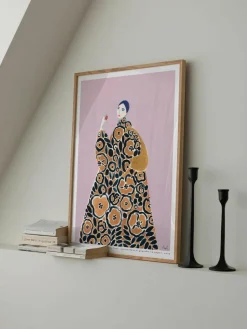 Poster Flower Coat^Poster and Frame Clearance