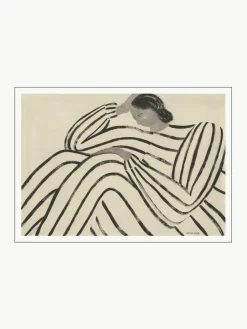 Poster Waiting by Sofia Lind x The Poster Club^Poster and Frame Fashion
