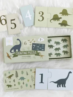 Puzzels Dinosaurs om cijfers te leren^A Little Lovely Company Best