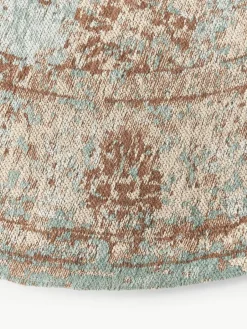 Rond chenille vloerkleed Rimini, handgeweven^Westwing Collection New