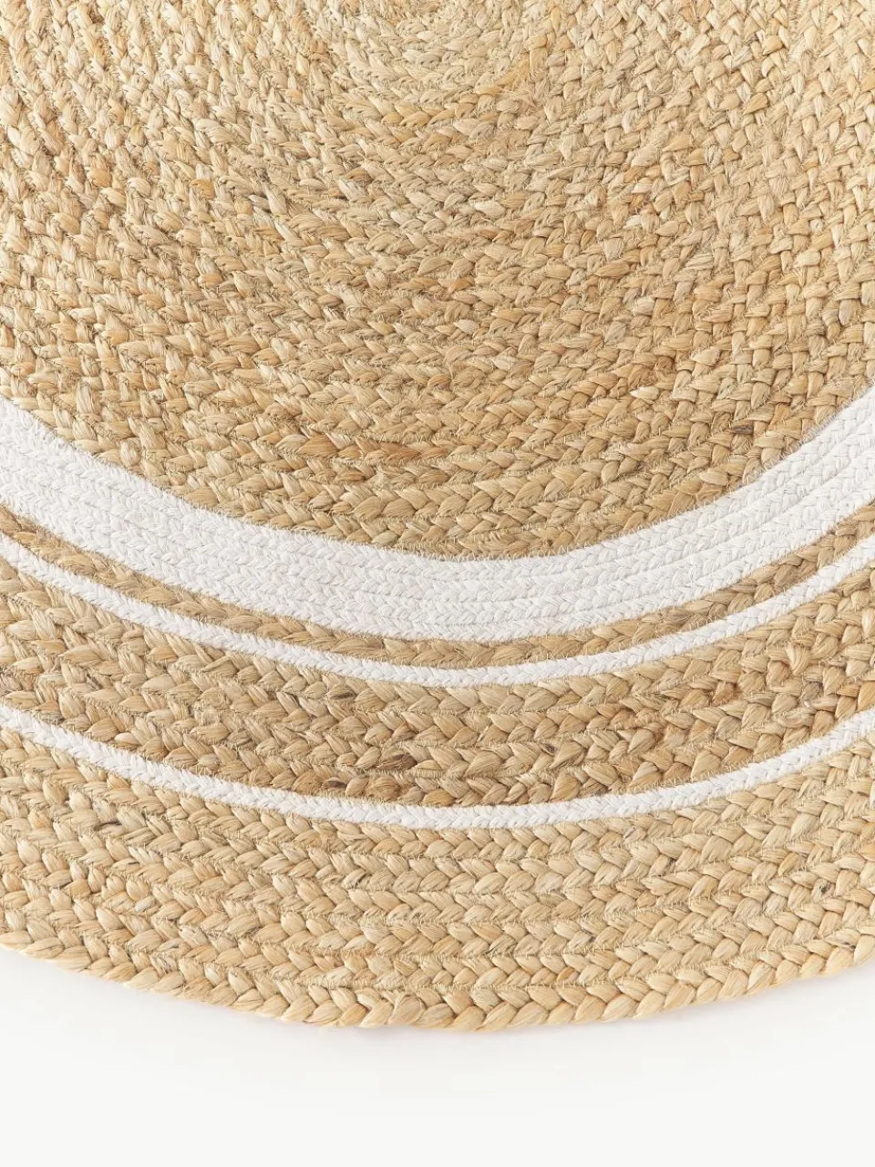 Rond juten vloerkleed Clover, handgemaakt^Westwing Collection Outlet