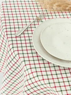 Rond katoenen tafelkleed Ulla^Westwing Collection Best