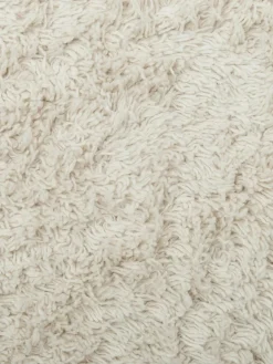 Rond katoenen vloerkleed Daya met franjes, handgetuft^Westwing Collection Discount