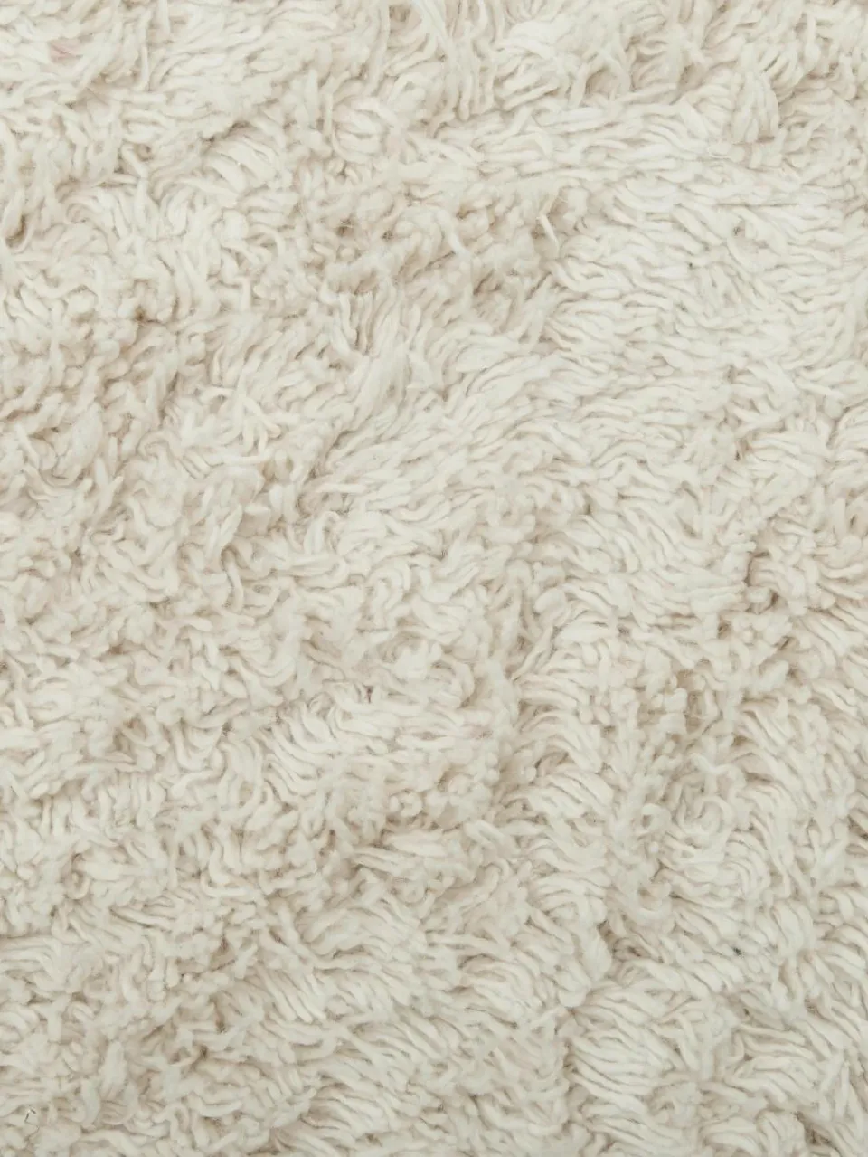 Rond katoenen vloerkleed Daya met franjes, handgetuft^Westwing Collection Discount