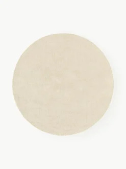 Rond katoenen vloerkleed Lora, handgeweven^Westwing Collection Online