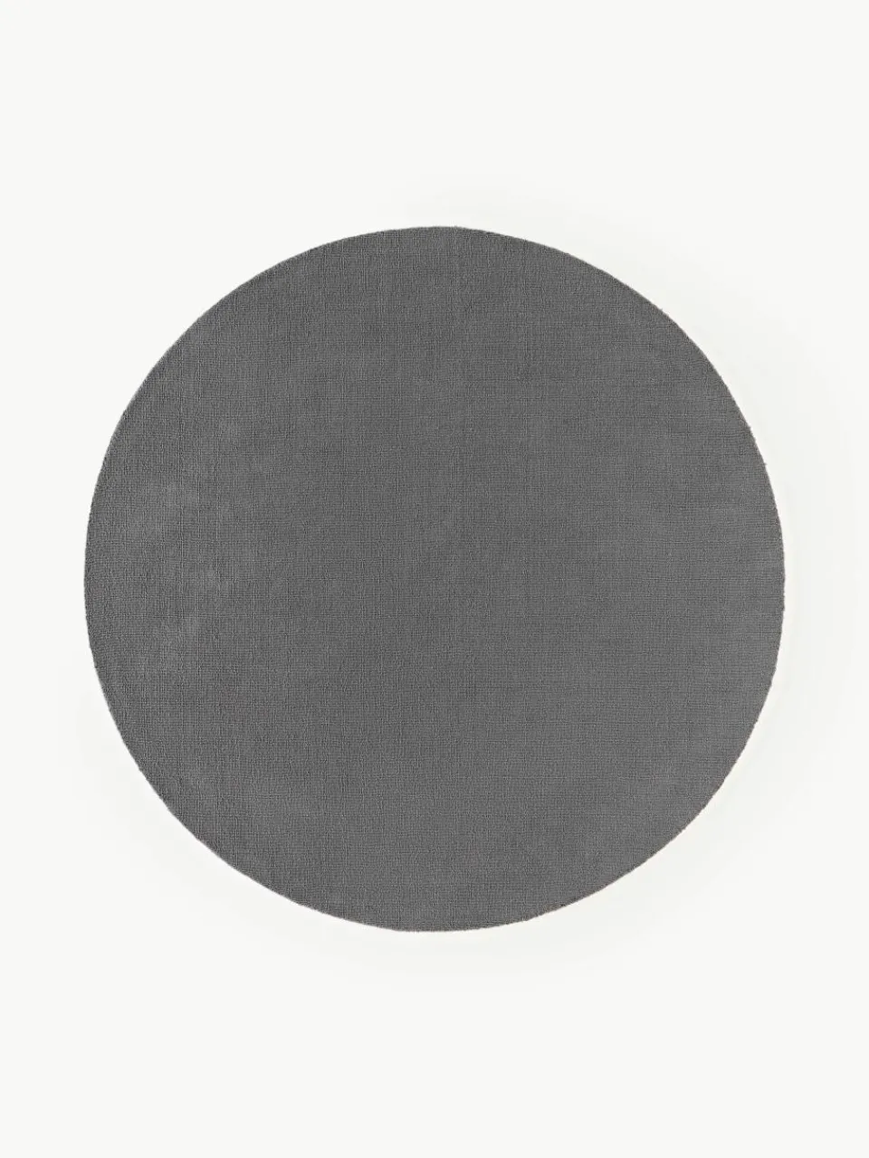 Rond katoenen vloerkleed Lora, handgeweven^Westwing Collection Outlet